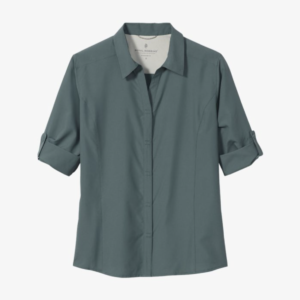 Buttoned Shirt With Spread Collar