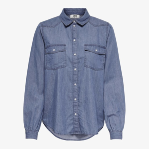 Denim Jean Top Jacket Sleeve Crop