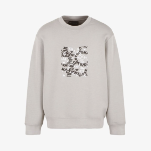 Men Full Sleeve Printed Sweatshirt -Gray